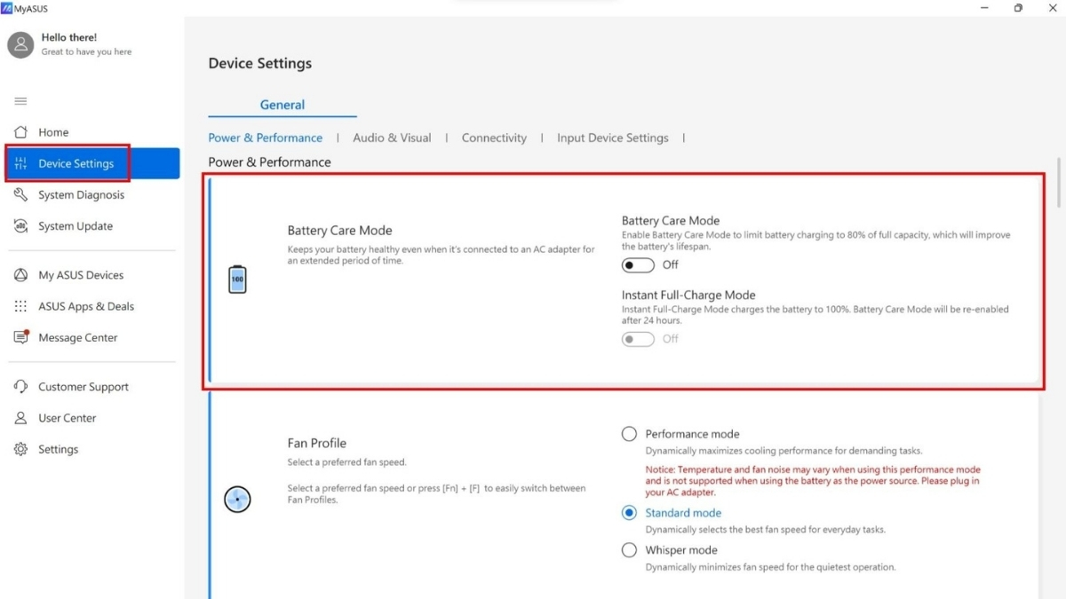 Battery Care Mode thích hợp cho người dùng nào