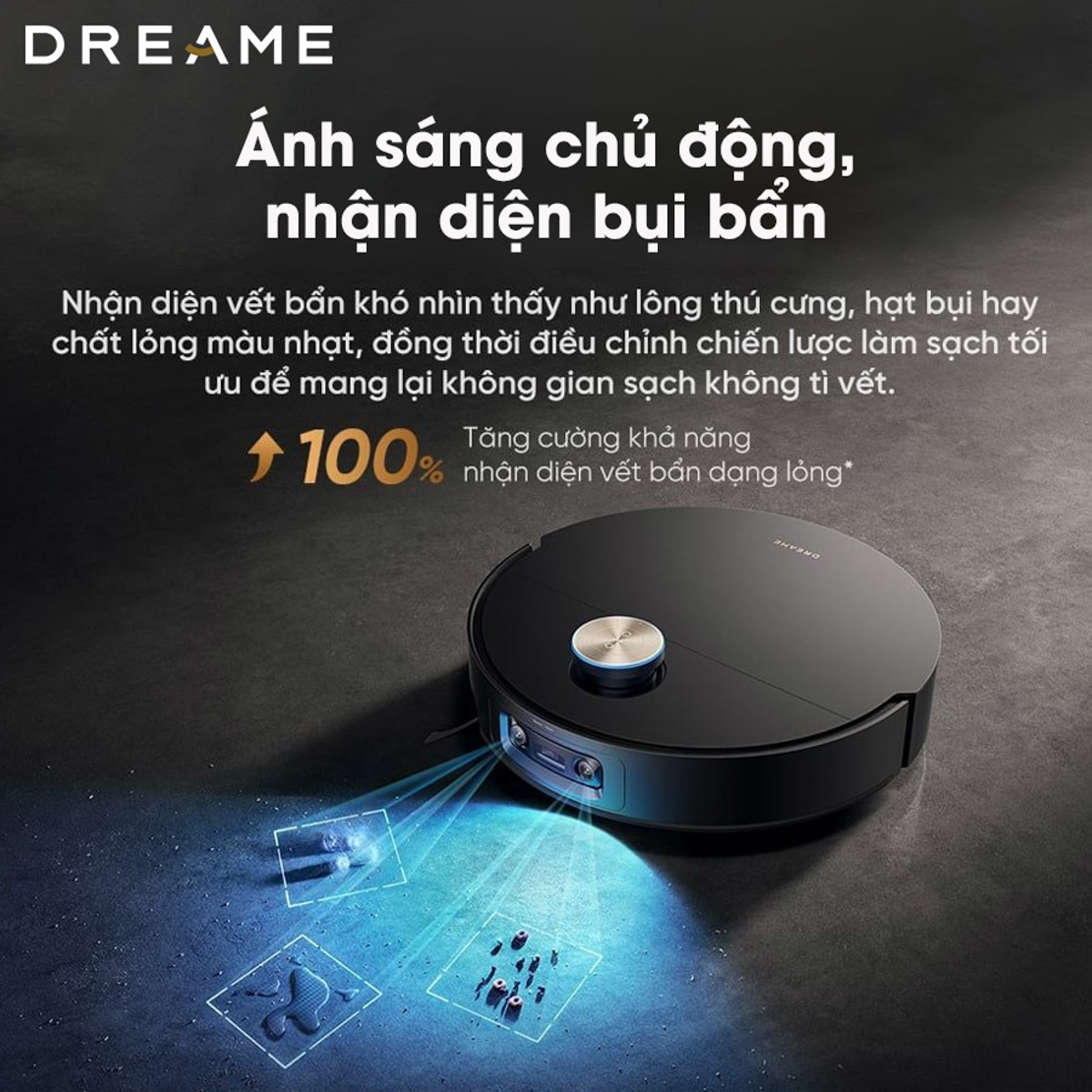 Hệ thống cảm biến thông minh trên Dreame X60 Master