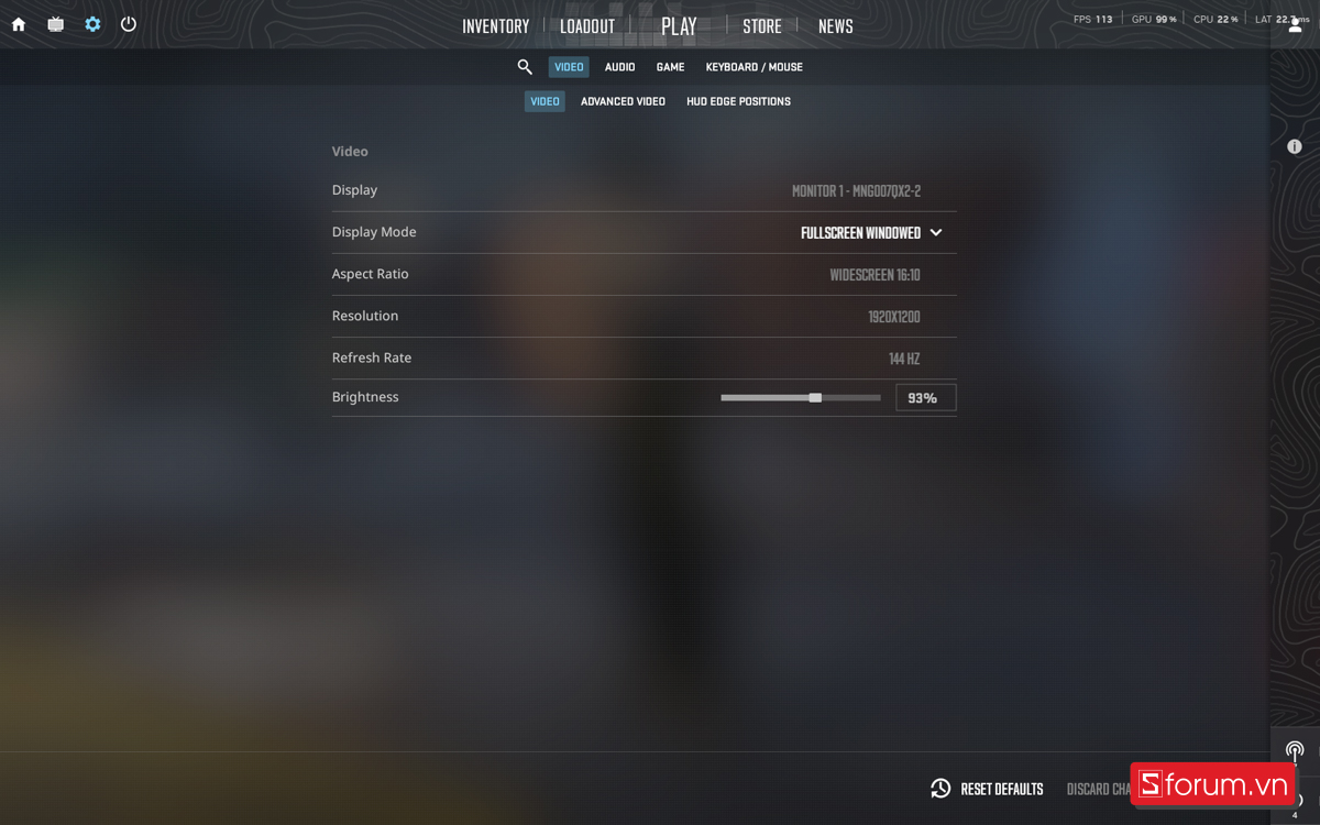 CSGO 2 trên ASUS Gaming Vivobook 16X
