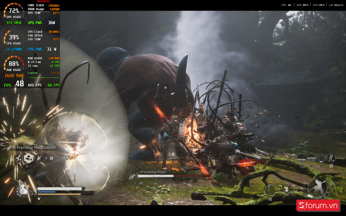 Black Myth Wukong trên ASUS Gaming Vivobook 16X