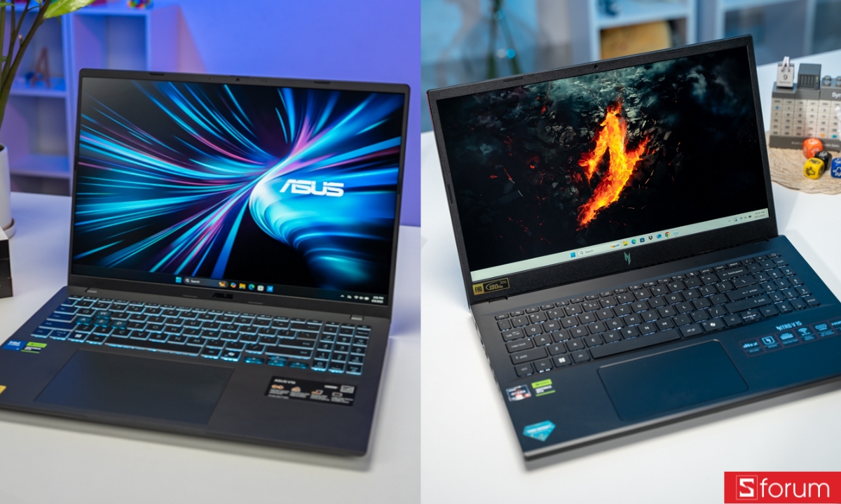 So sánh ASUS Gaming V16 và Acer Nitro V 15 ProPanel