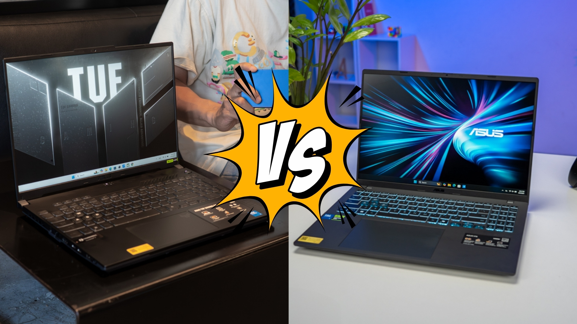 So sánh ASUS TUF Gaming F16 và Gaming V16: Chênh 2 triệu, chọn “tiền bối” bền bỉ hay “hậu bối” pin trâu?