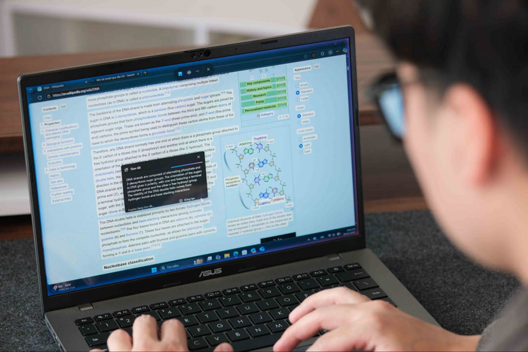 Tác vụ AI hằng ngày cùng Zenbook 14 và vivobook s 14