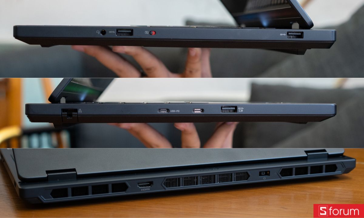 Cổng kết nối trên Lenovo Legion 5 2025