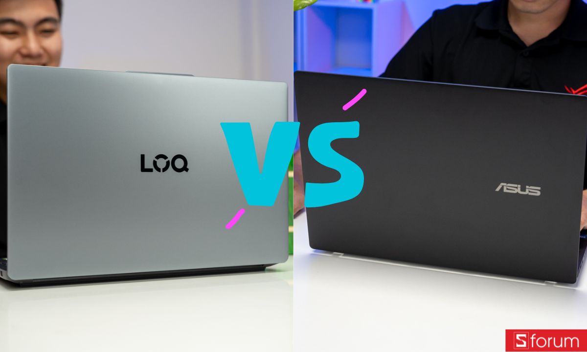 So sánh Lenovo LOQ 15 Essential và ASUS Gaming V16