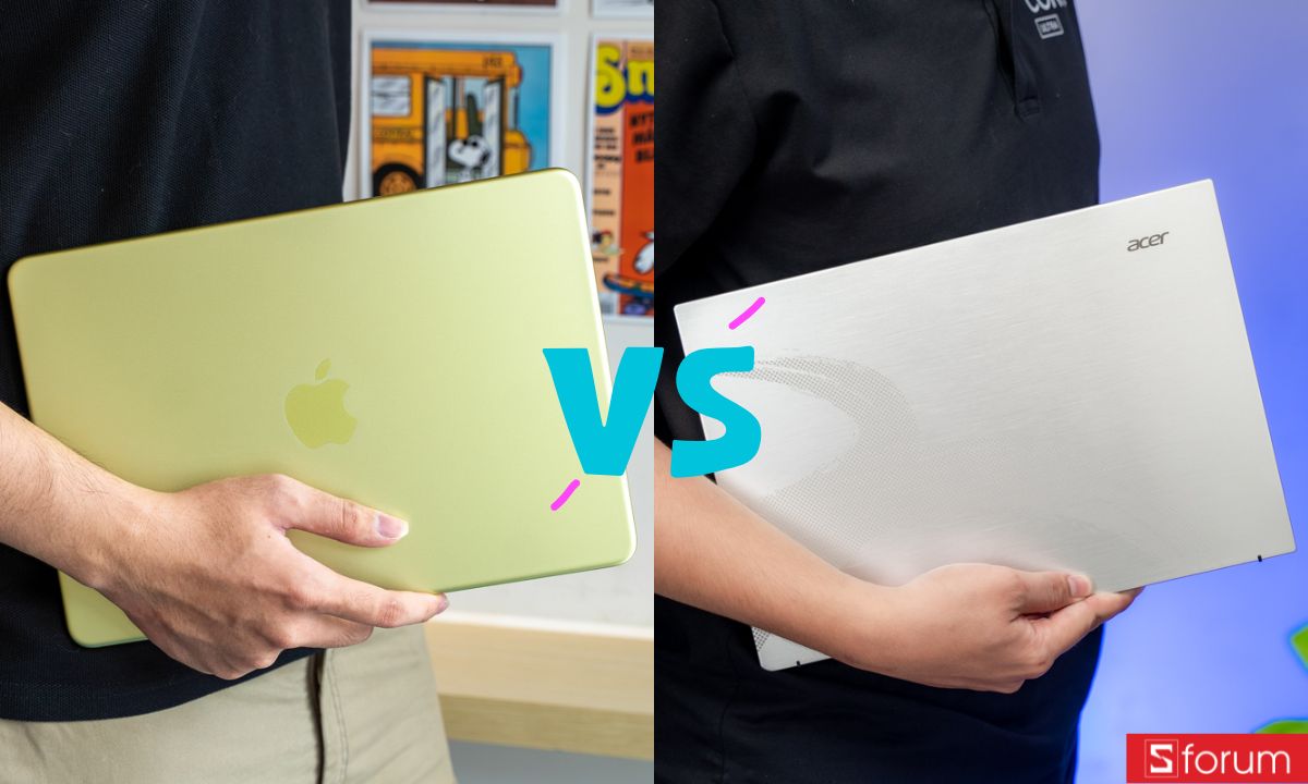 So sánh MacBook Neo và Acer Aspire Lite 14