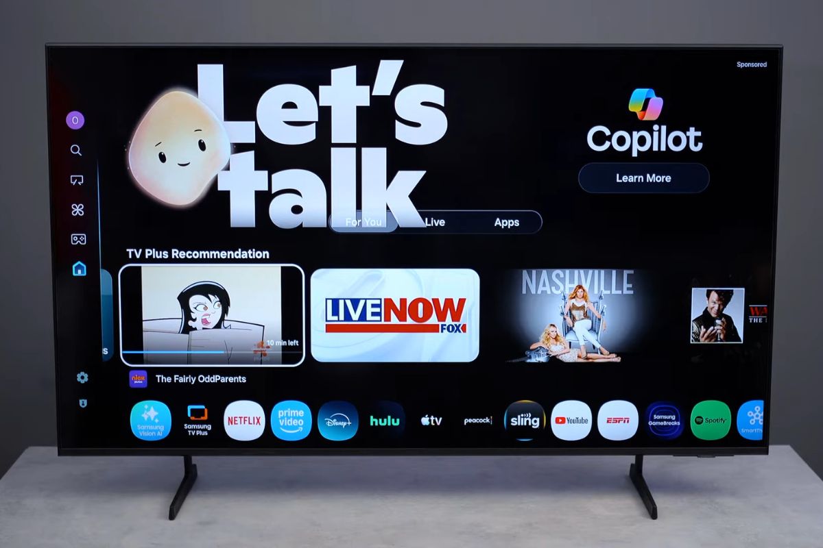 Hệ điều hành trên Smart Tivi Samsung QLED 4K 55 inch