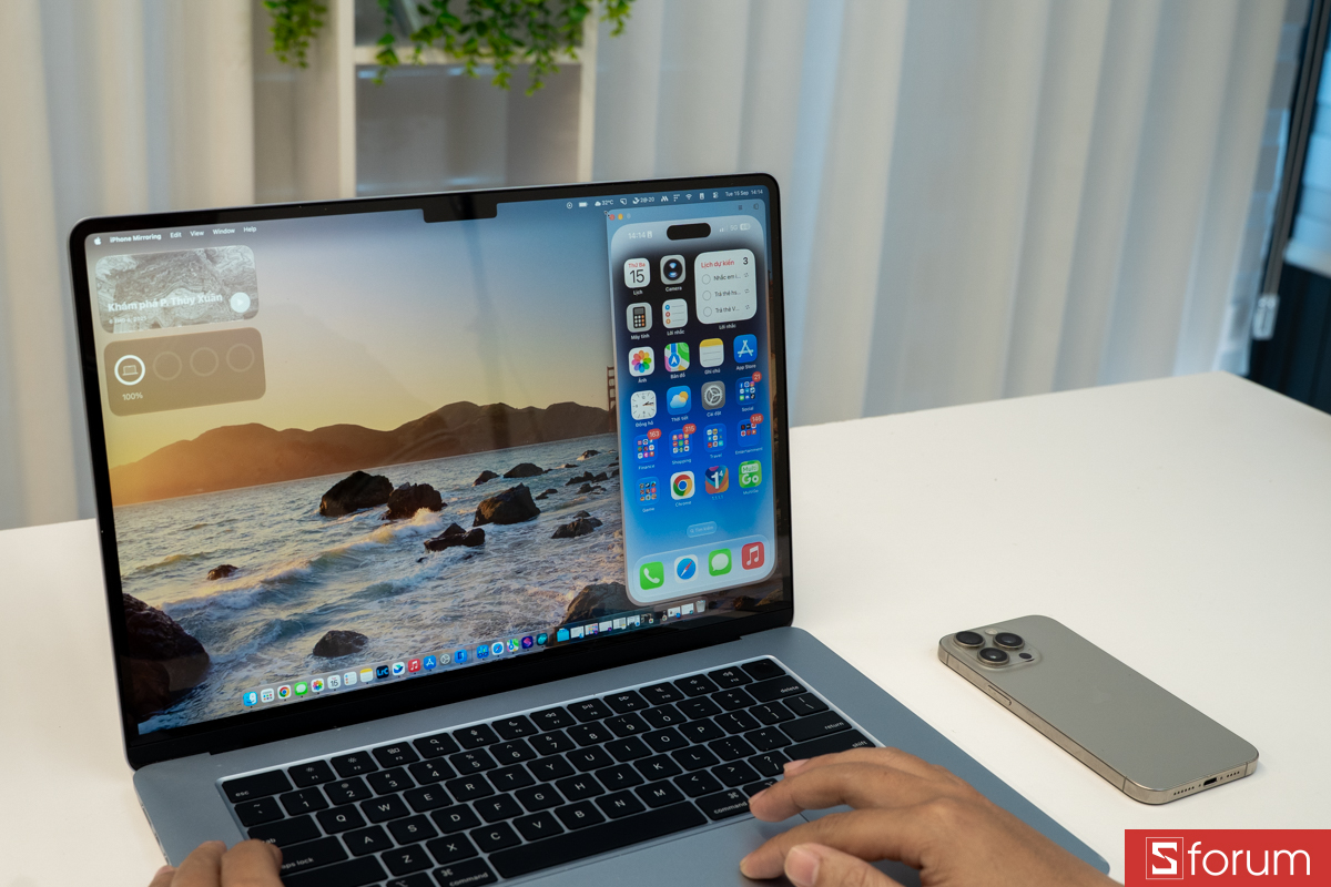 iPhone Mirroring linh hoạt hơn