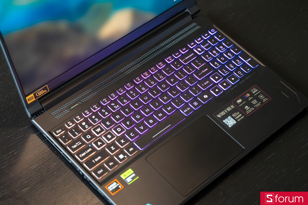 Bàn phím trên Acer Nitro V 16S AI ProPanel