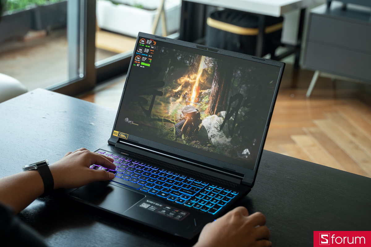 Khả năng xử lý trên Acer Nitro V 16S AI ProPanel