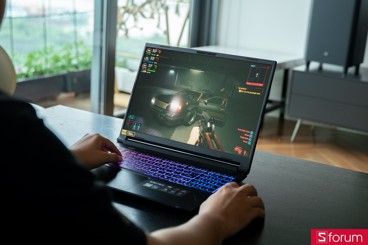 Giải trí trên Acer Nitro V 16S AI ProPanel