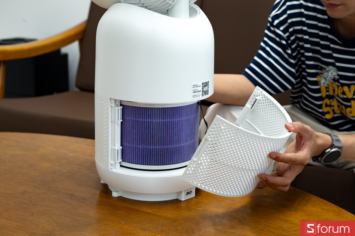 Thay lõi lọc HEPA dễ dàng trên Acerpure COOL C3