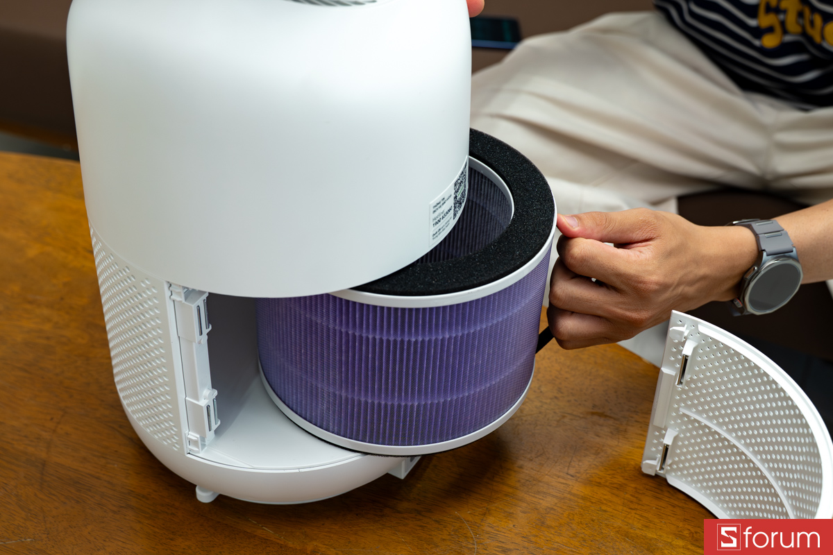 Thay lõi lọc HEPA trên Acerpure COOL C3