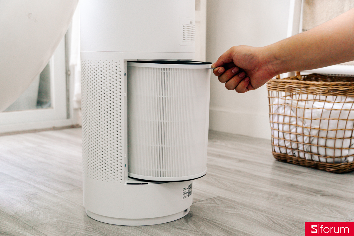 Tháo lắp lõi lọc dễ dàng trên Acerpure Pro P2 Classic