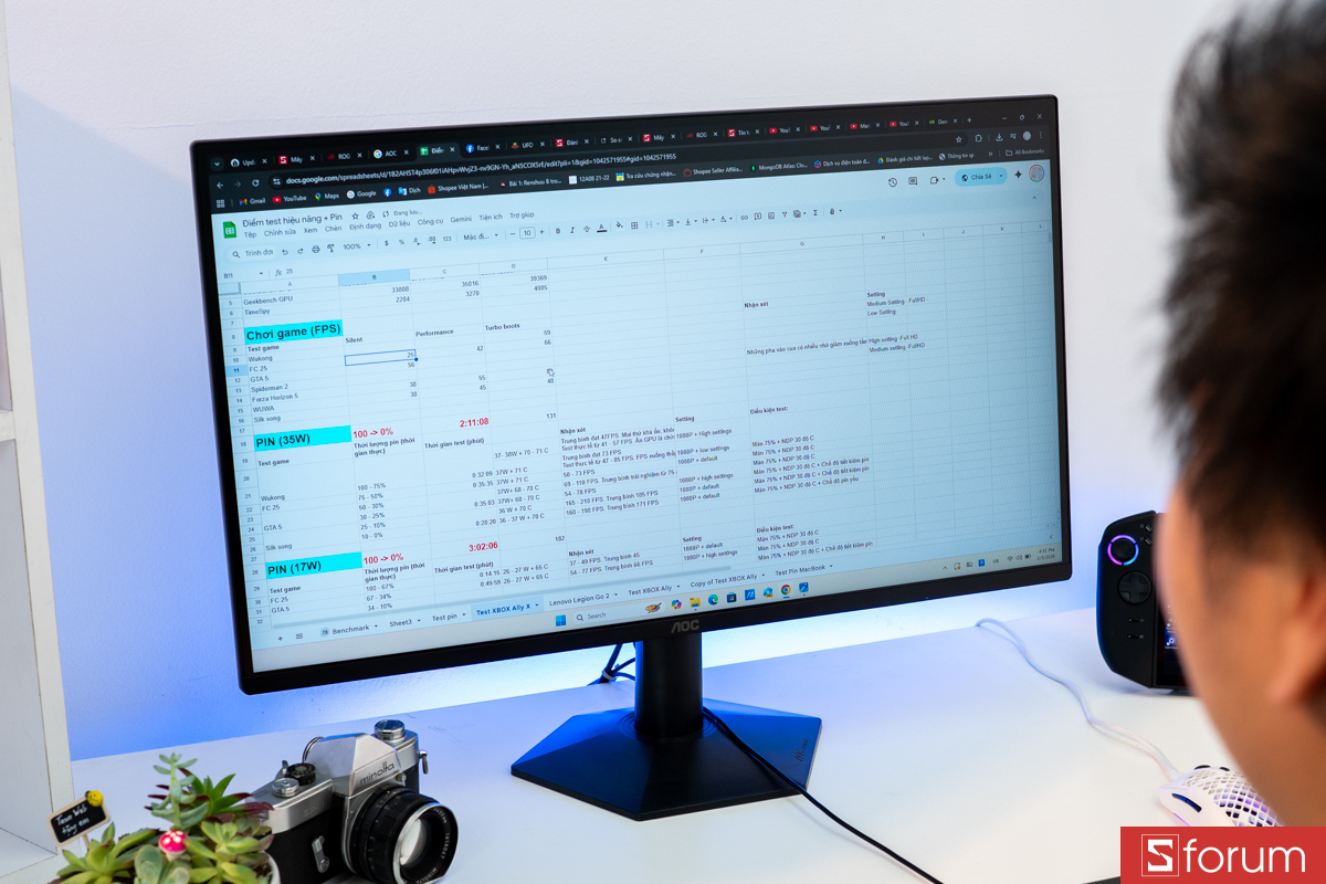 Làm việc với AOC 27G50Z