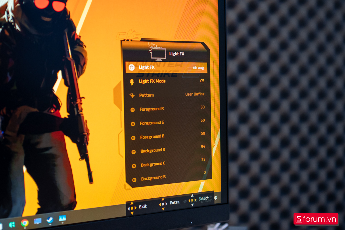 Light FX trên AOC AGON CS24A