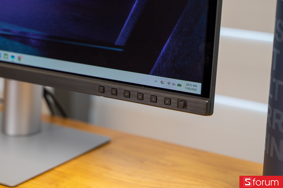 Khu vực phím bấm chức năng trên ASUS ProArt PA279CVD