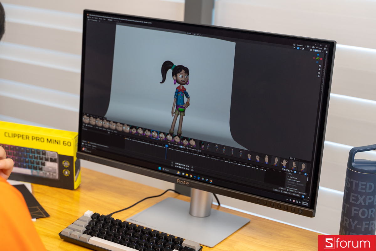 Dựng 3D cùng ASUS ProArt PA279CVD