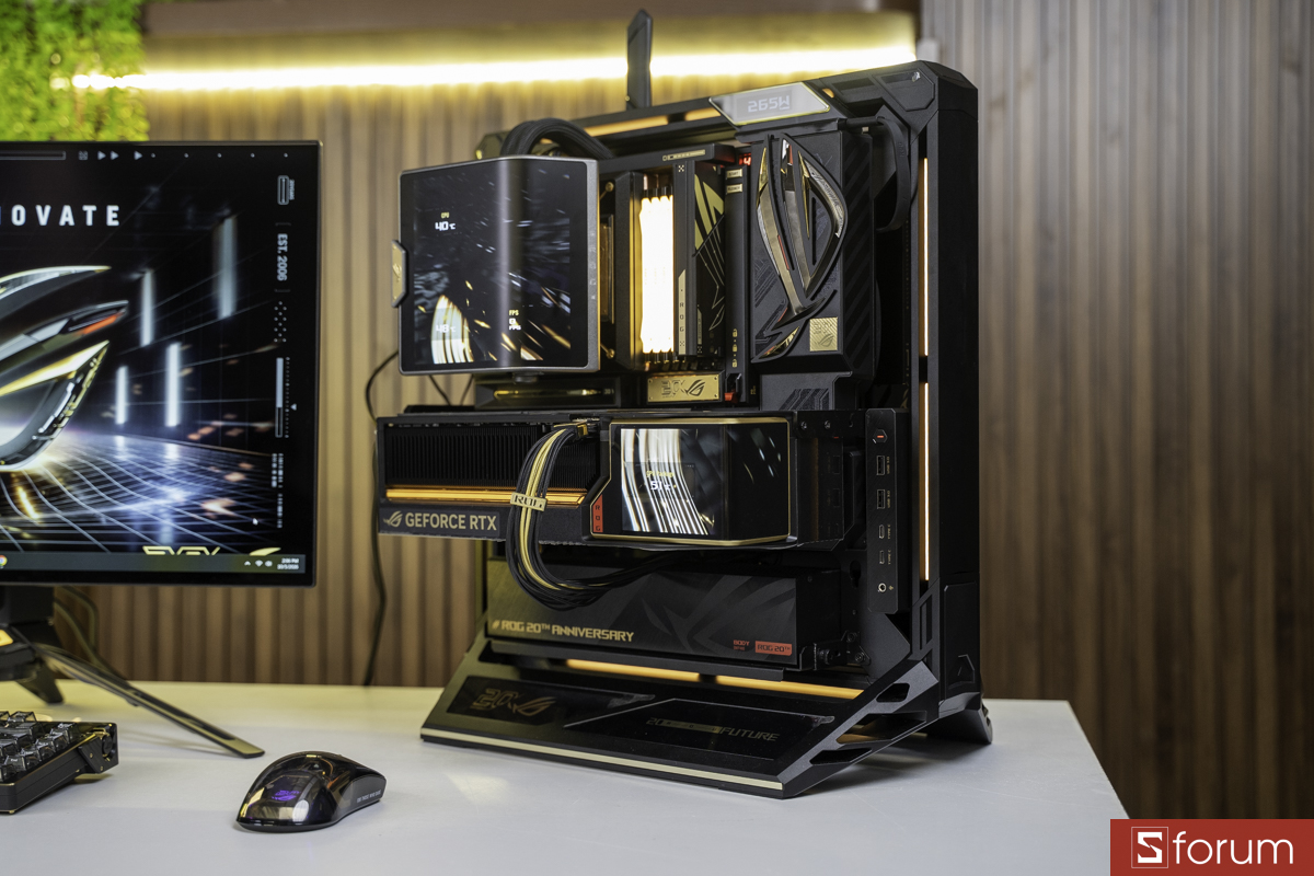 PC ASUS ROG Edition 20 trang bị ASUS ROG Astral GeForce RTX 5090 Edition 20