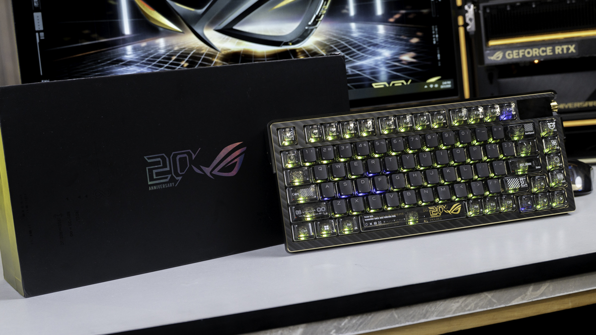 Bàn phím ROG Azoth Extreme Edition 20: Kiệt tác 20 năm có chi tiết dát vàng, gần 20 triệu nhưng fan cứng vẫn săn đón Bàn phím ROG Azoth Extreme Edition 20: Kiệt tác 20 năm có chi tiết dát vàng, gần 20 triệu nhưng fan cứng vẫn săn đón