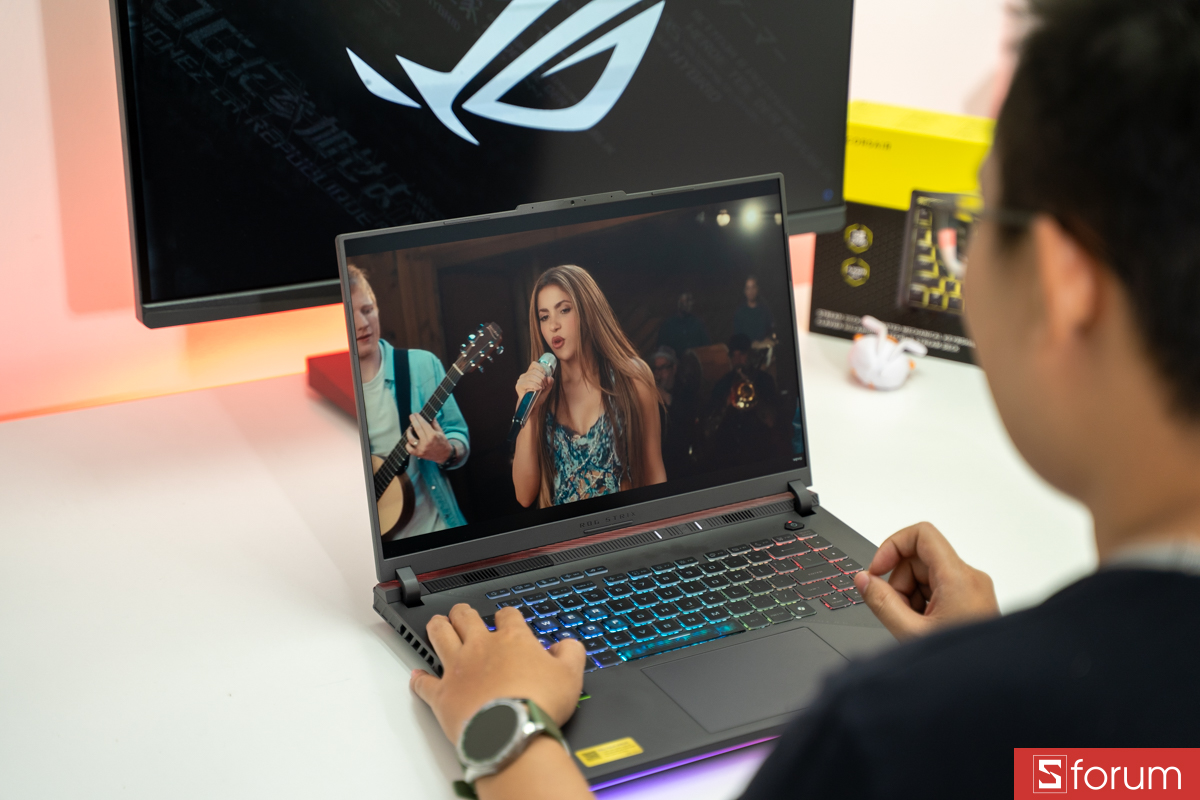 Trải nghiệm âm thanh trên ASUS ROG Strix G16