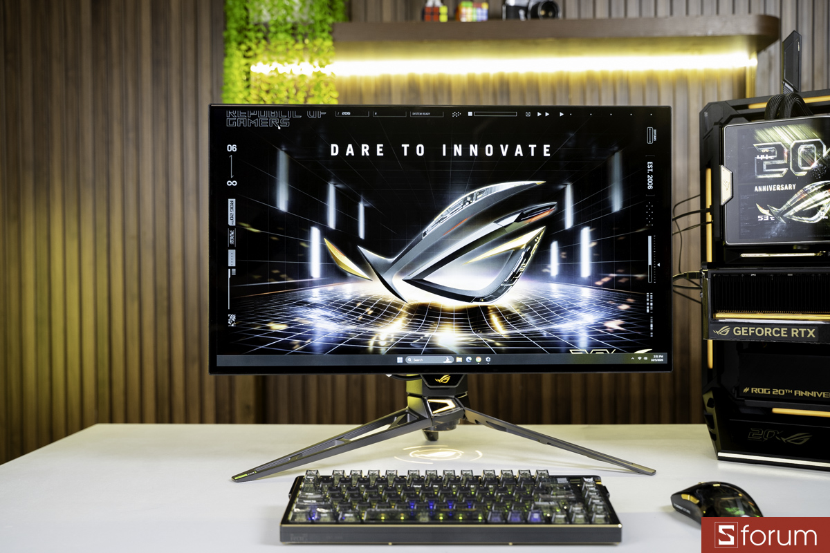 Trên tay ASUS ROG Swift OLED PG27AQWP-G EDITION 20