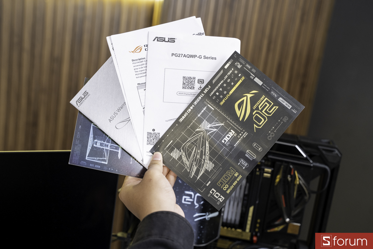 Phụ kiện đi kèm ASUS ROG Swift OLED PG27AQWP-G EDITION 20