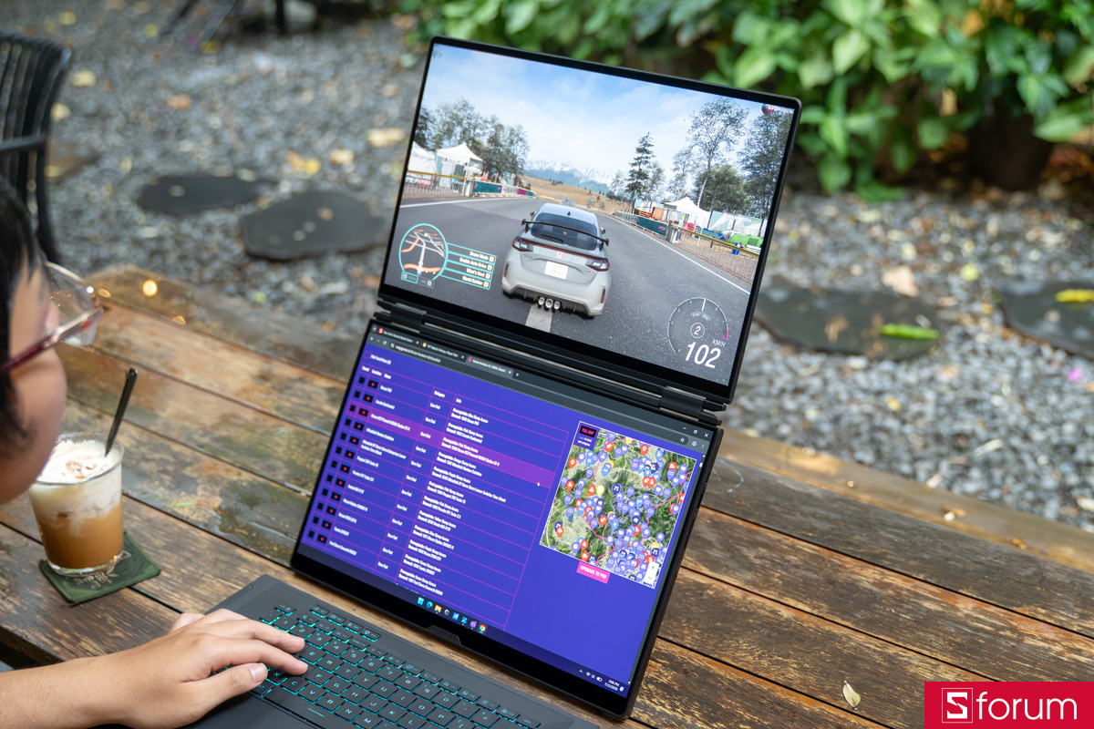 Gaming trên ASUS ROG Zephyrus Duo
