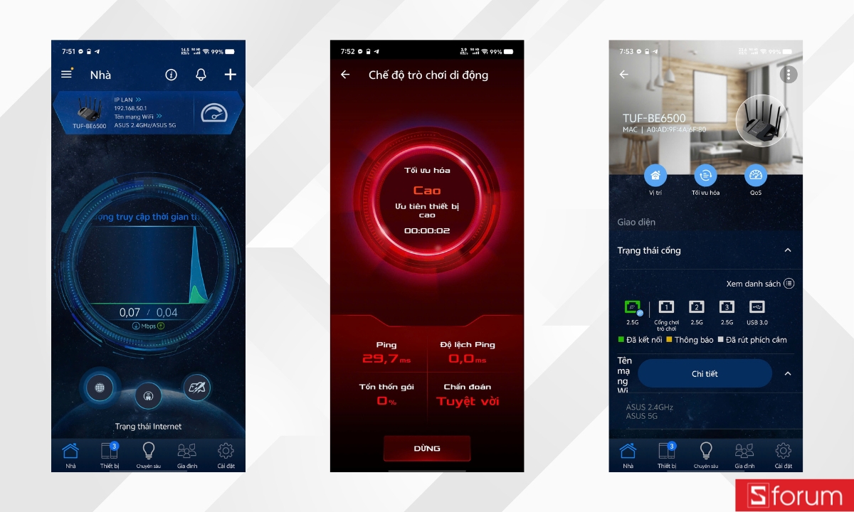 Thiết lập cơ bản trên ASUS TUF BE6500