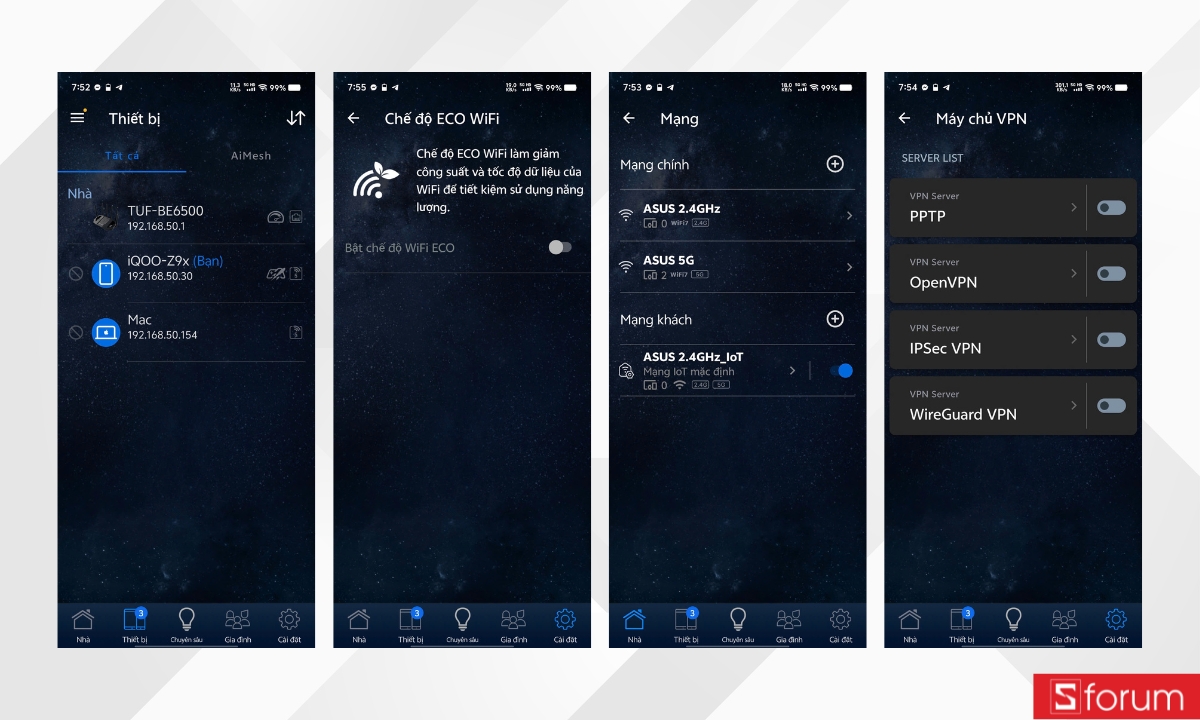 Thiết lập chuyên sâu trên ASUS TUF BE6500