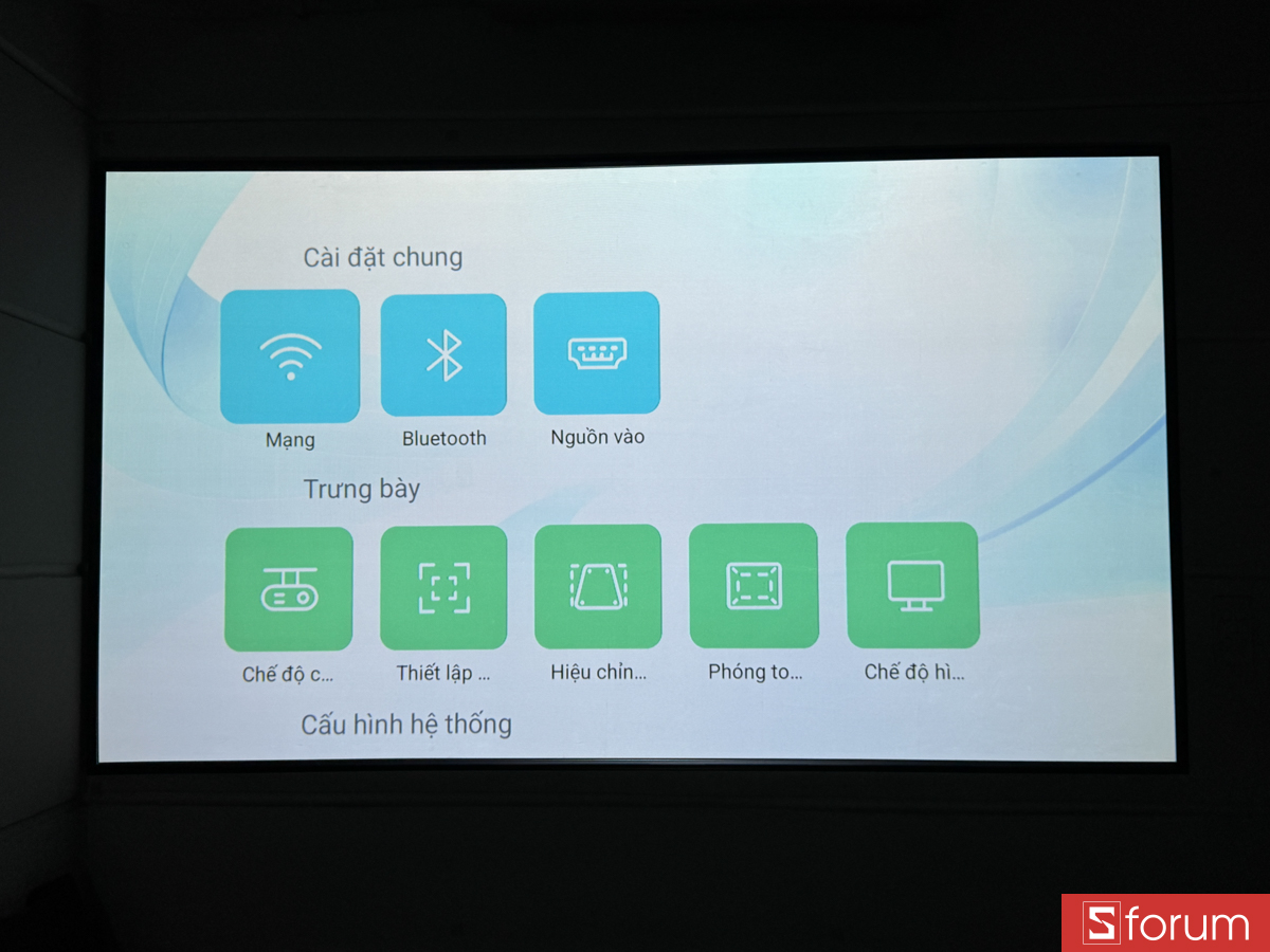 Giao diện cài đặt Beecube X2 Max Gen 6