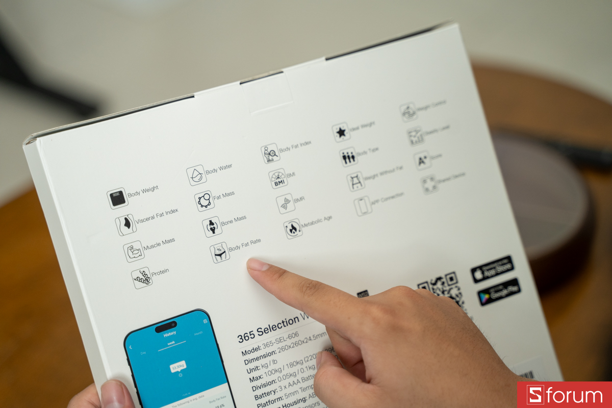 Mặt sau hộp 365 Selection WS2