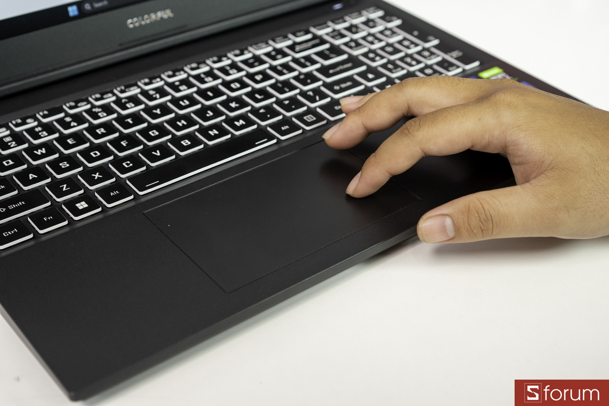 Touchpad trên COLORFUL EVOL X15 XS 22