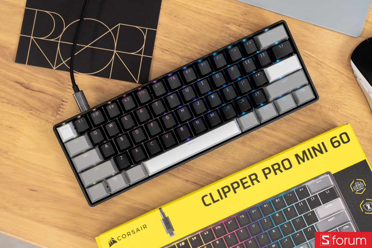  Trên tay Corsair Clipper Pro Mini 60 HE