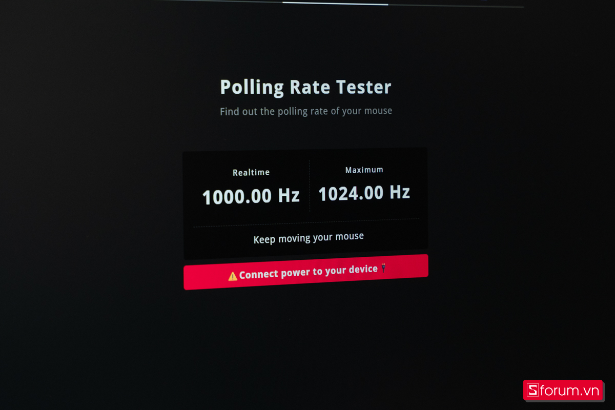 Polling Rate của Corsair SABRE v2 PRO