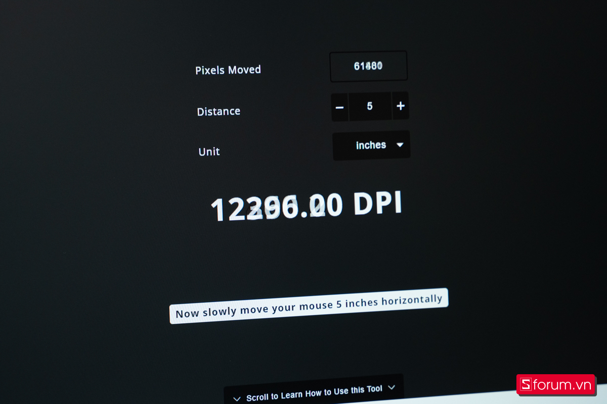 DPI của Corsair SABRE v2 PRO