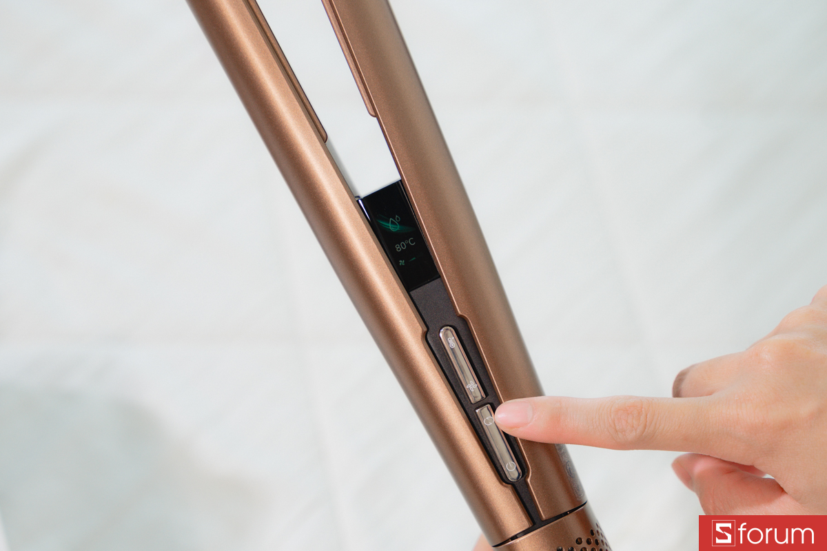 Màn hình hiển thị trên Dreame Aero Straight Hair Dryer