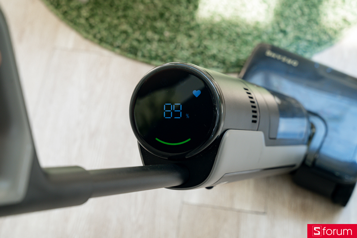 Màn hình hiển thị trên Dreame H16 Steam