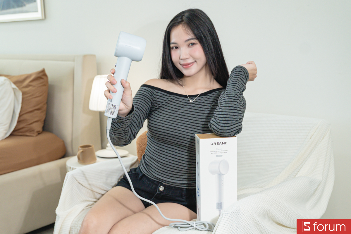 Trên tay Dreame Hair Gleam Hairdryer