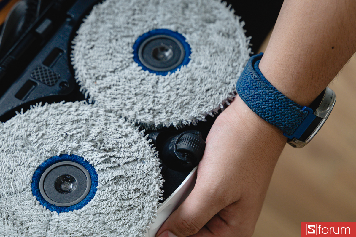 Giẻ lau trên Dreame X60 Ultra