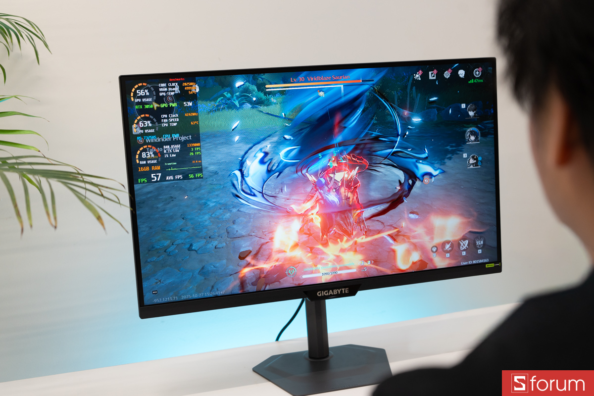 Chơi game trên GIGABYTE G27Q20