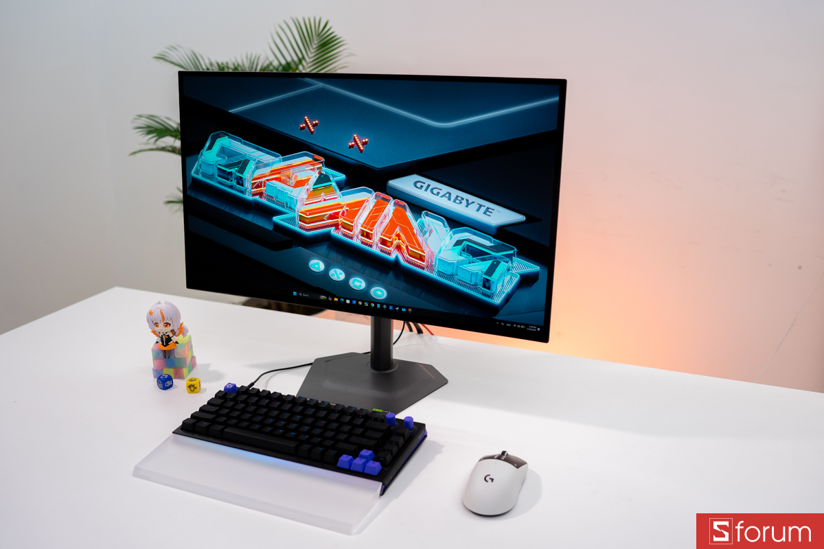 Mặt trước Gigabyte MO27Q28G