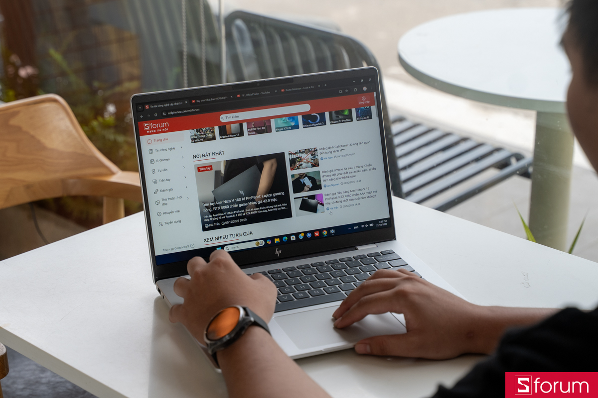 Trải nghiệm trên HP OmniBook 7 AI