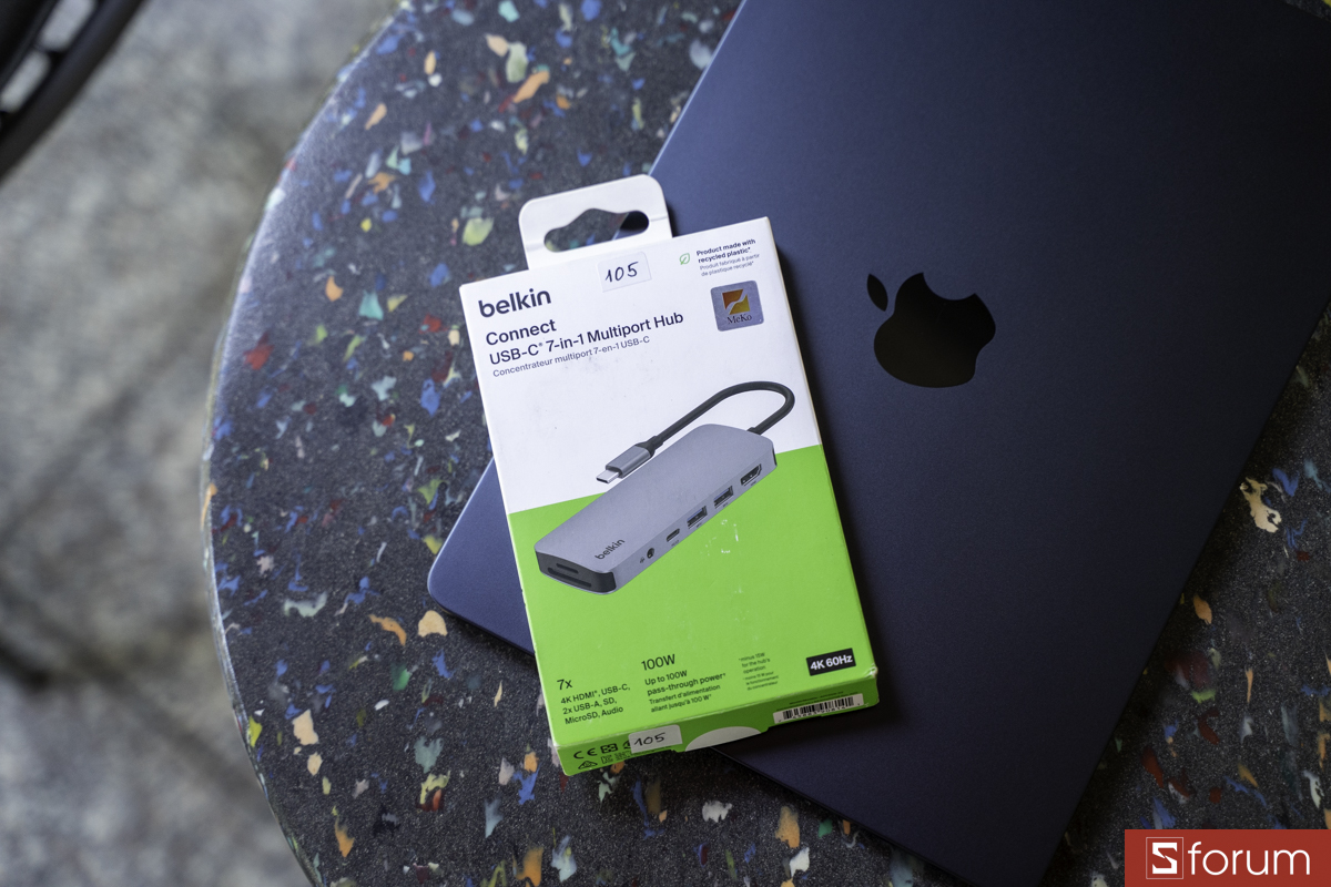 Trên tay Belkin Connect USB-C 7-in-1
