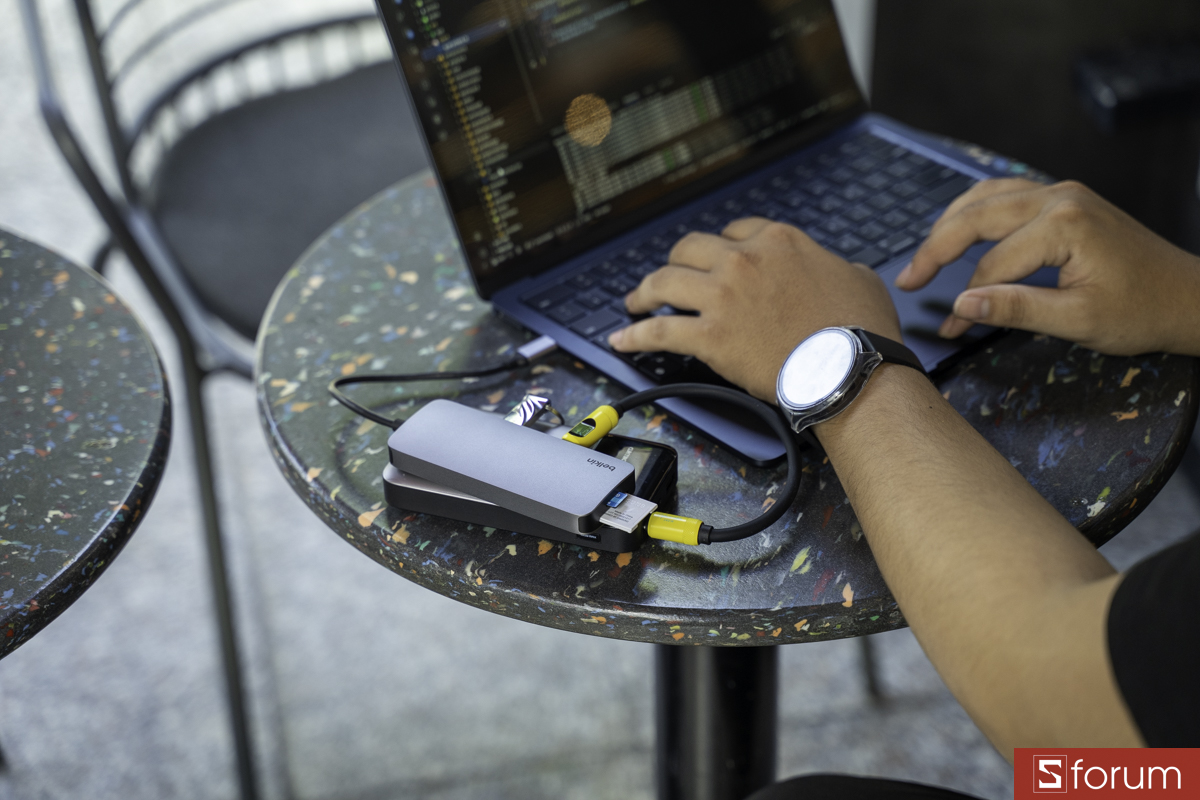 Sạc pin PD 3.0 qua Belkin Connect USB-C 7-in-1