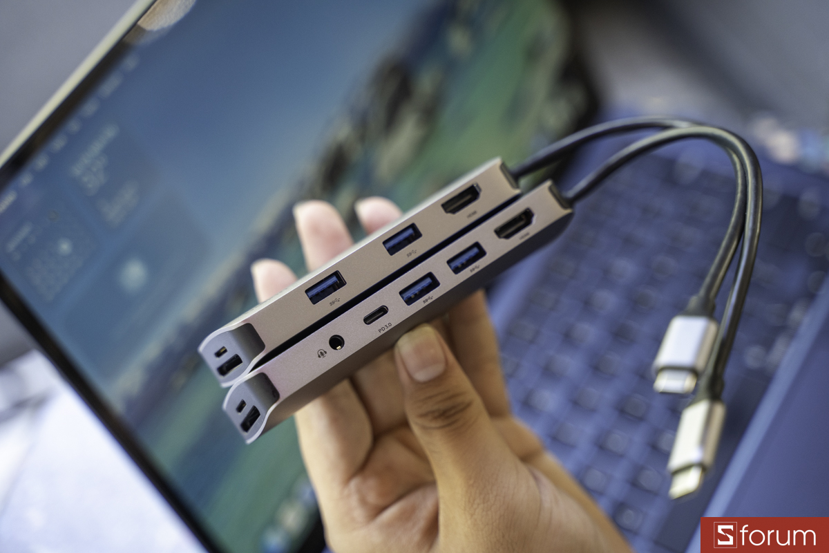 Cổng kết nối trên Belkin Connect USB-C 5-in-1