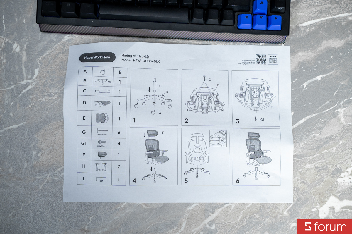 Thành phần lắp ráp HyperWork Flow