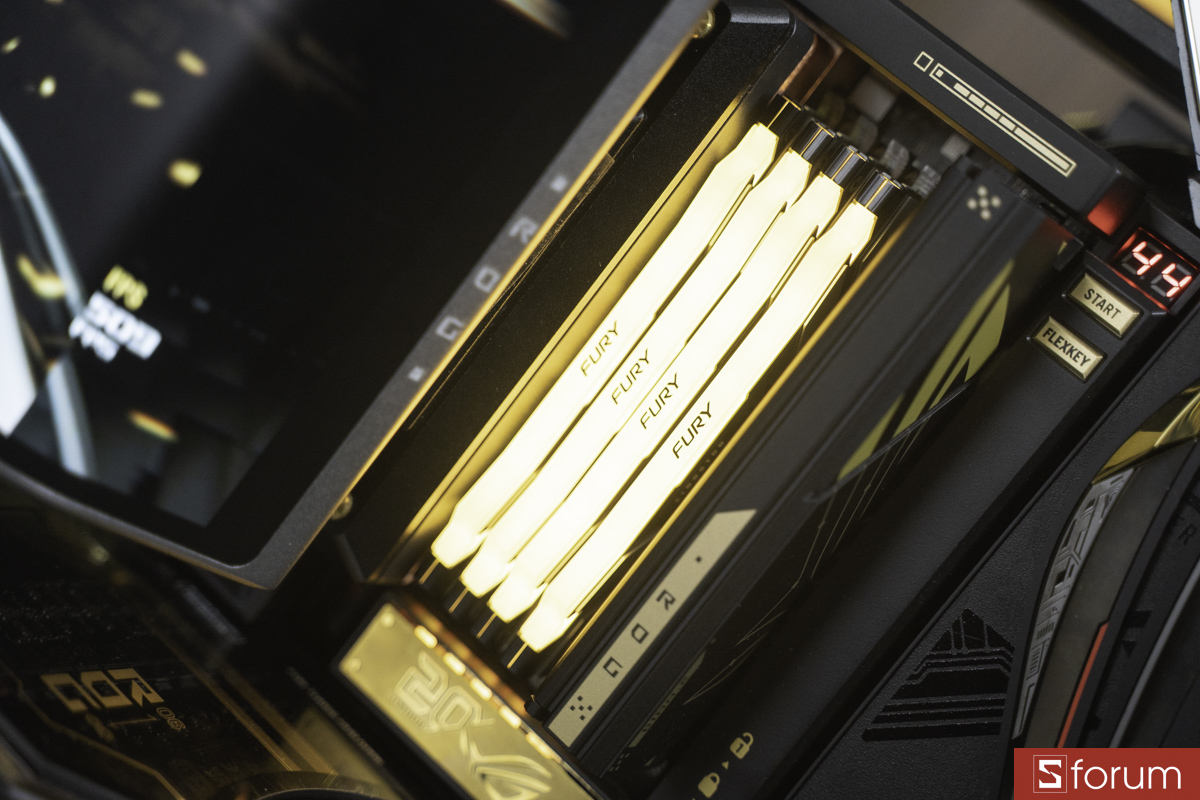 Lắp đặt Kingston FURY Renegade DDR5 RGB CL32