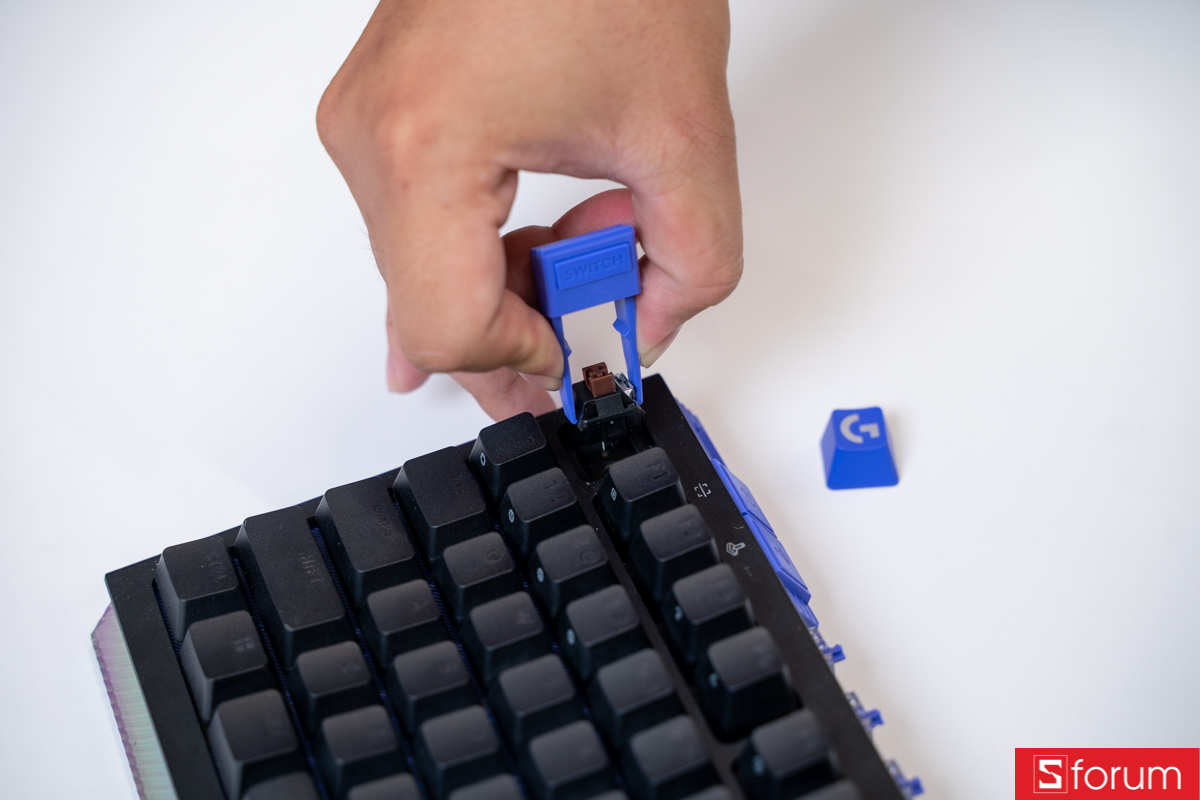 Thay switch trên Logitech G512 X 75