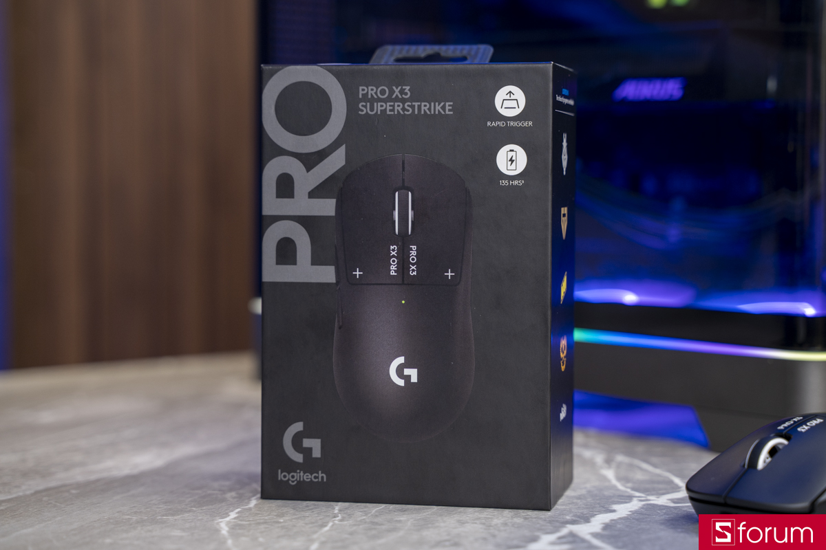 Vỏ hộp Logitech PRO X3 SUPERSTRIKE